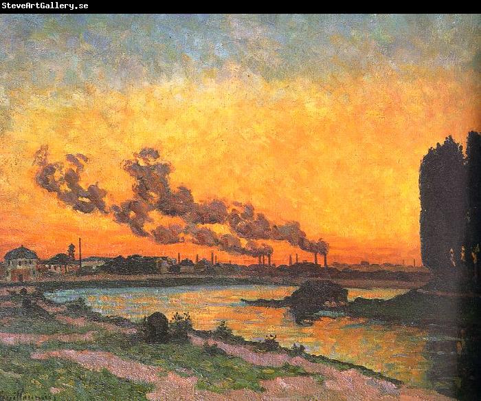  J B Armand  Guillaumin Sunset at Ivry